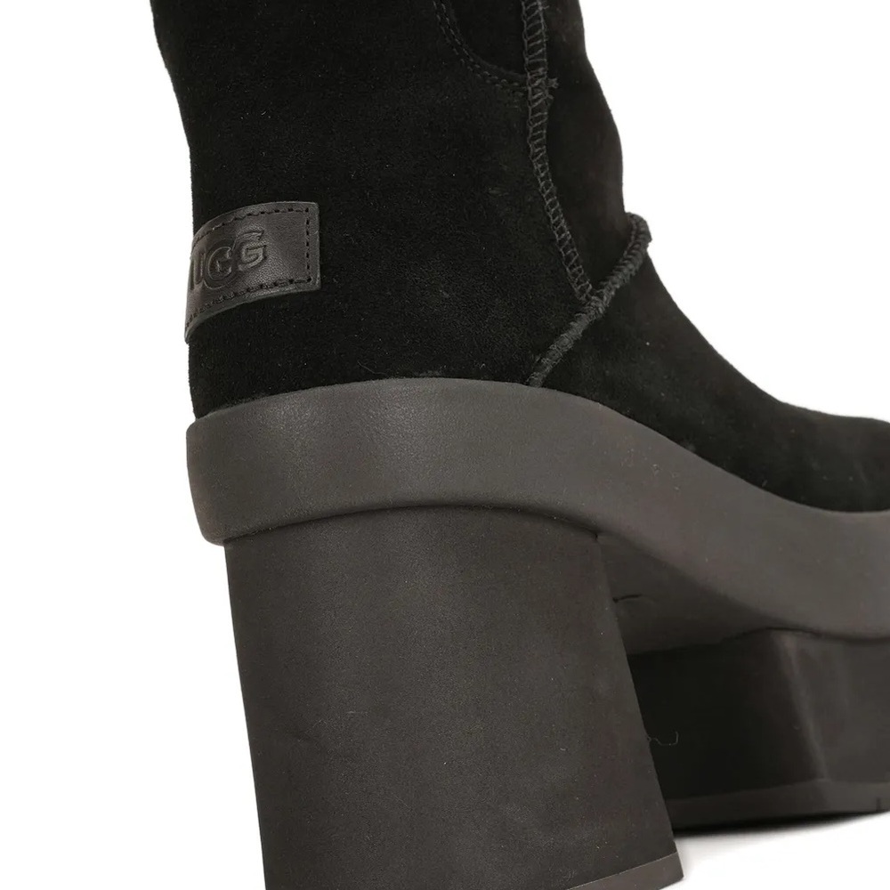 UGG New Heights Platform Xtra Black Boots - Women's - Picture 4 of 6
